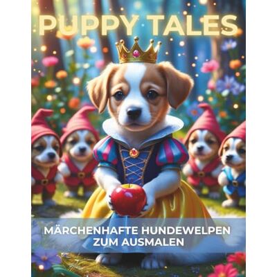 ART Puppy Tales: Märchenhafte Hundewelpen zum Ausmalen ART Puppy Tales: Märchenhafte Hundewelpen zum Ausmalen
