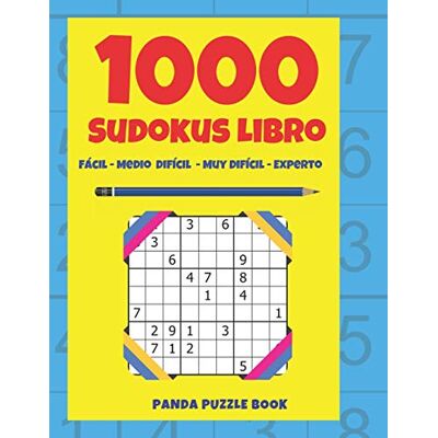 Panda 1000 Sudokus Libro Fácil Medio Difícil Muy Difícil Experto: El Libro Rompecabezas Para Adultos Juegos De Lógica Para Adultos Panda 1000 Sudokus Libro Fácil Medio Difícil Muy Difícil Experto: El Libro Rompecabezas Para Adultos Juegos De Lógica Para Adultos