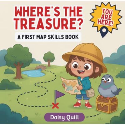 Daisy Tech Where's the Treasure?: A First Map Skills Book for Kids Ages 4-8 (A Rhyming Treasure Map Adventure and Pirate Map Read Aloud): 2 (Map It!) Daisy Tech Where's the Treasure?: A First Map Skills Book for Kids Ages 4-8 (A Rhyming Treasure Map Adventure and Pirate Map Read Aloud): 2 (Map It!)