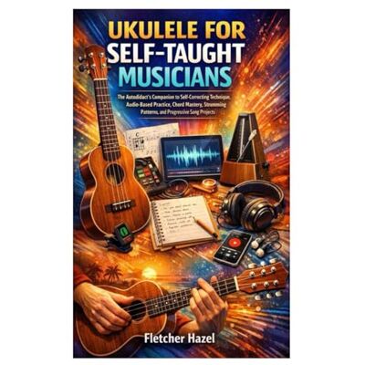 Hazel, Fletcher UKULELE FOR SELF-TAUGHT MUSICIANS: The Autodidact’s Companion to Self-Correcting Technique, Audio-Based Practice, Chord Mastery, Strumming Patterns, and Progressive Song Projects Hazel, Fletcher UKULELE FOR SELF-TAUGHT MUSICIANS: The Autodidact’s Companion to Self-Correcting Technique, Audio-Based Practice, Chord Mastery, Strumming Patterns, and Progressive Song Projects