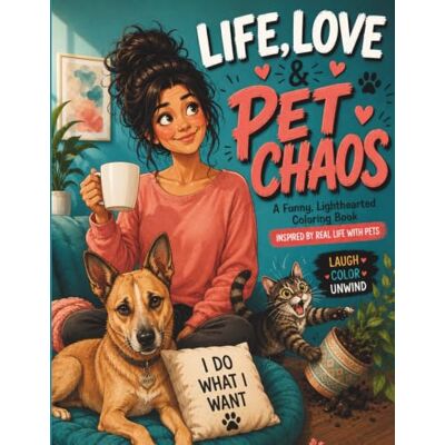 Creative Life, Love & Pet Chaos: A Funny, Lighthearted Coloring Book Creative Life, Love & Pet Chaos: A Funny, Lighthearted Coloring Book