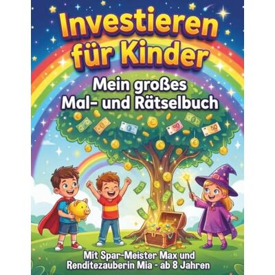 Brandt Investieren für Kinder: Mein großes Mal- und Rätselbuch: Ausmalbilder, Rätsel, Quizzes & Challenges: Sparen, Investieren und Geldwachstum spielerisch lernen ab 8 Jahren (Mama Cashflow Guides) Brandt Investieren für Kinder: Mein großes Mal- und Rätselbuch: Ausmalbilder, Rätsel, Quizzes & Challenges: Sparen, Investieren und Geldwachstum spielerisch lernen ab 8 Jahren (Mama Cashflow Guides)
