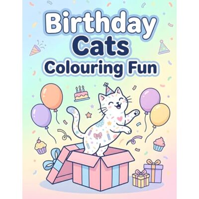 Andersson Birthday Cats Colouring Fun Andersson Birthday Cats Colouring Fun