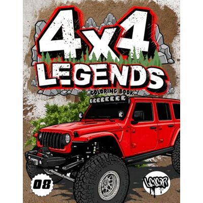 Pro-Ject 4x4 Legends: Off-Road Coloring Book for Kids and Adults Extreme 4x4 Trucks, Jeeps, SUVs and Adventure Scenes Pro-Ject 4x4 Legends: Off-Road Coloring Book for Kids and Adults Extreme 4x4 Trucks, Jeeps, SUVs and Adventure Scenes