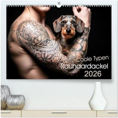 Ehgartner Fotostudio Ammersee, Anja Coole Typen Rauhaardackel (hochwertiger Premium Wandkalender 2026 DIN A2 quer), Kunstdruck in Hochglanz: Rauhaardackel sind die Super-Models mit Herz und Ausstrahlung Ehgartner Fotostudio Ammersee, Anja Coole Typen Rauhaardackel (hochwertiger Premium Wandkalender 2026 DIN A2 quer), Kunstdruck in Hochglanz: Rauhaardackel sind die Super-Models mit Herz und Ausstrahlung