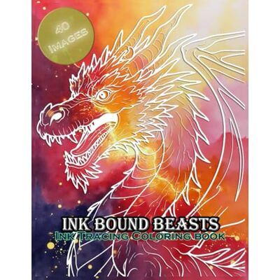 ART Ink Bound Beasts: Ink Tracing Coloring Book ART Ink Bound Beasts: Ink Tracing Coloring Book