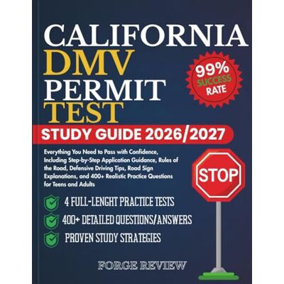 Rio CALIFORNIA DMV Permit Test Study Guide 2026/2027: Everything You Need to Pass with Confidence, Including Step-by-Step Application Guidance, Rules of ... 400+ Realistic Practice Questions for Teens Rio CALIFORNIA DMV Permit Test Study Guide 2026/2027: Everything You Need to Pass with Confidence, Including Step-by-Step Application Guidance, Rules of ... 400+ Realistic Practice Questions for Teens