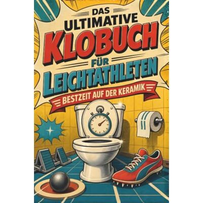 Becker Das ultimative Klobuch für Leichtathleten: Bestzeit auf der Keramik. Lustiges Geschenk für Fans von Leichtathletik, Sprint und Bestzeiten Becker Das ultimative Klobuch für Leichtathleten: Bestzeit auf der Keramik. Lustiges Geschenk für Fans von Leichtathletik, Sprint und Bestzeiten