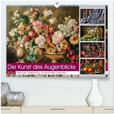 Gierok-Latniak, Steffen Die Kunst des Augenblicks (hochwertiger Premium Wandkalender 2026 DIN A2 quer), Kunstdruck in Hochglanz: Ein luxuriöser Wandkalender, der die Pracht barocker Stillleben neu interpretiert. Gierok-Latniak, Steffen Die Kunst des Augenblicks (hochwertiger Premium Wandkalender 2026 DIN A2 quer), Kunstdruck in Hochglanz: Ein luxuriöser Wandkalender, der die Pracht barocker Stillleben neu interpretiert.