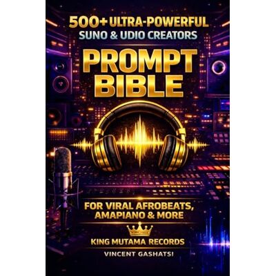 Vincent AI Music Prompt Bible: 500+ Suno & Udio Prompts to Create Viral Afrobeats, Amapiano & Global Hits (Make Money with AI Music Even as a Beginner) Vincent AI Music Prompt Bible: 500+ Suno & Udio Prompts to Create Viral Afrobeats, Amapiano & Global Hits (Make Money with AI Music Even as a Beginner)