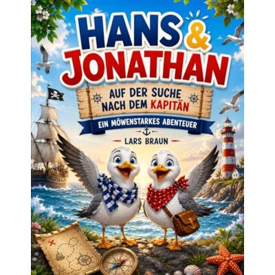 Braun Hans und Jonathan auf der Suche nach dem Kapitän – Ein möwenstarkes Abenteuer: Kinderbuch über Möwen, Abenteuer am Meer, Freundschaft, Sylt Hörnum, ... Kinder (Hans die Möwe und seine Abenteuer) Braun Hans und Jonathan auf der Suche nach dem Kapitän – Ein möwenstarkes Abenteuer: Kinderbuch über Möwen, Abenteuer am Meer, Freundschaft, Sylt Hörnum, ... Kinder (Hans die Möwe und seine Abenteuer)