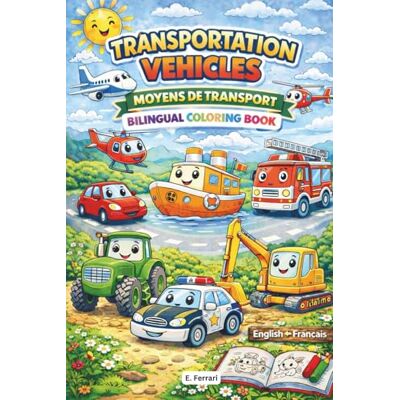 Acer Transportation Vehicles: Moyens de Transport: Bilingual Colouring Book for Kids Learn French Vocabulary ENG-FRA Acer Transportation Vehicles: Moyens de Transport: Bilingual Colouring Book for Kids Learn French Vocabulary ENG-FRA