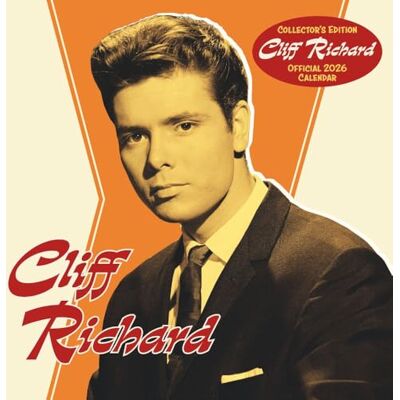 Danilo Promotions LTD CLIFF RICHARD 2026 COLLECTOR'S EDITION RECORD SLEEVE CALENDAR Danilo Promotions LTD CLIFF RICHARD 2026 COLLECTOR'S EDITION RECORD SLEEVE CALENDAR