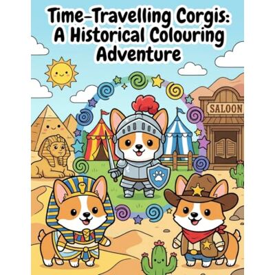 Andersson Time-Travelling Corgis: A Historical Colouring Adventure Andersson Time-Travelling Corgis: A Historical Colouring Adventure