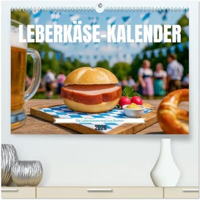 Fotografie, Mb Leberkäse-Kalender Die Leberkässemmel aus Bayern (hochwertiger Premium Wandkalender 2026 DIN A2 quer), Kunstdruck in Hochglanz: Ein Jahr Leberkas ... Lebensfreude zum Anbeißen und Schmunzeln Fotografie, Mb Leberkäse-Kalender Die Leberkässemmel aus Bayern (hochwertiger Premium Wandkalender 2026 DIN A2 quer), Kunstdruck in Hochglanz: Ein Jahr Leberkas ... Lebensfreude zum Anbeißen und Schmunzeln