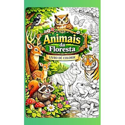 Silva Animais da floresta livro de colorir Silva Animais da floresta livro de colorir