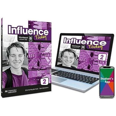 Heyderman, Emma INFLUENCE TODAY 2 Workbook, Competence Evaluation Tracker y Student's App Heyderman, Emma INFLUENCE TODAY 2 Workbook, Competence Evaluation Tracker y Student's App