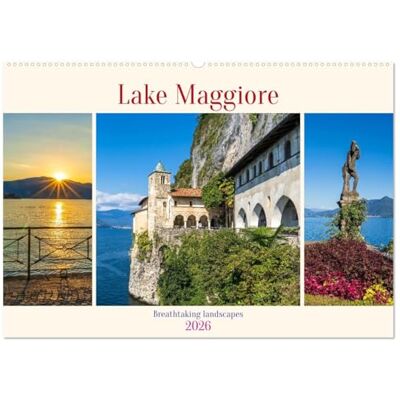CALVENDO Lake Maggiore Breathtaking landscapes (Wall Calendar 2026 DIN A2 landscape), 12 Month Wall Calendar: Discover the beauty of Lake Maggiore all year round CALVENDO Lake Maggiore Breathtaking landscapes (Wall Calendar 2026 DIN A2 landscape), 12 Month Wall Calendar: Discover the beauty of Lake Maggiore all year round
