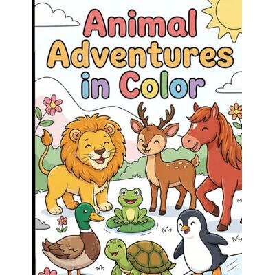 Devi Animal Adventure in Color for Kids Aged 3-6: A Creative Coloring Book for Early Learners Ages 3-6 Devi Animal Adventure in Color for Kids Aged 3-6: A Creative Coloring Book for Early Learners Ages 3-6