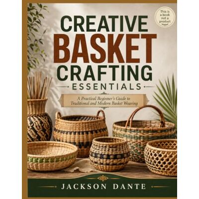 Jackson CREATIVE BASKET CRAFTING ESSENTIALS: A Practical Beginner’s Guide to Traditional and Modern Basket Weaving Jackson CREATIVE BASKET CRAFTING ESSENTIALS: A Practical Beginner’s Guide to Traditional and Modern Basket Weaving