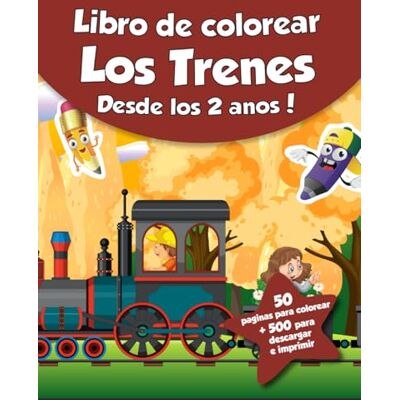 colorear, CRB Libro de colorear para niños Trenes (Desde los 2 años): ¡50 páginas para colorear + 500 para descargar e imprimir! colorear, CRB Libro de colorear para niños Trenes (Desde los 2 años): ¡50 páginas para colorear + 500 para descargar e imprimir!