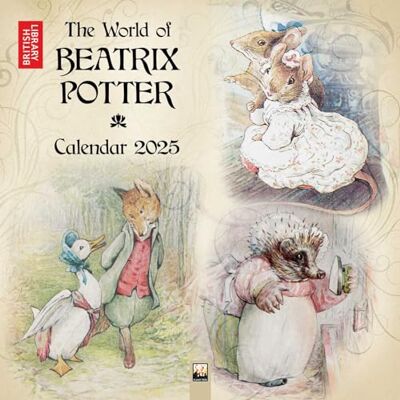 Flame Tree Gift British Library: Beatrix Potter Wall Calendar 2025 (Art Calendar) Flame Tree Gift British Library: Beatrix Potter Wall Calendar 2025 (Art Calendar)