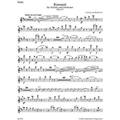BARENREITER Beethoven, Ludwig van. Konzert D-Dur Op. 61/ Winds BARENREITER Beethoven, Ludwig van. Konzert D-Dur Op. 61/ Winds