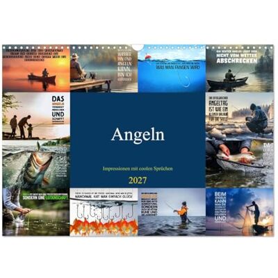 CALVENDO Piscis impresiones con hechizos geniales (calendario de pared 2027 DIN A3 acostado), calendario mensual: Angelzeit ist meine Zeit CALVENDO Piscis impresiones con hechizos geniales (calendario de pared 2027 DIN A3 acostado), calendario mensual: Angelzeit ist meine Zeit
