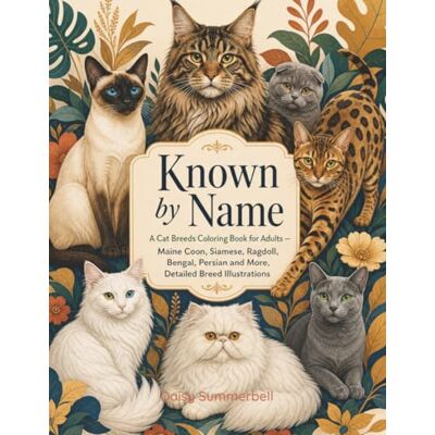 Daisy Tech Known by Name: A Cat Breeds Coloring Book for Adults — Maine Coon, Siamese, Ragdoll, Bengal, Persian and More, Detailed Breed Illustrations (True to Breed) Daisy Tech Known by Name: A Cat Breeds Coloring Book for Adults — Maine Coon, Siamese, Ragdoll, Bengal, Persian and More, Detailed Breed Illustrations (True to Breed)