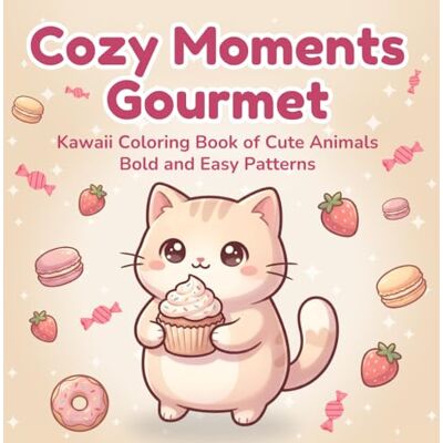 ART Cozy Moments Gourmet: Kawaii Coloring Book of Cute Animals Bold and Easy Patterns Cute, Simple, and Easy-to-Color World of Cats, Rabbits, Bears, ... and Teens (cozy moments coloring kawaii) ART Cozy Moments Gourmet: Kawaii Coloring Book of Cute Animals Bold and Easy Patterns Cute, Simple, and Easy-to-Color World of Cats, Rabbits, Bears, ... and Teens (cozy moments coloring kawaii)