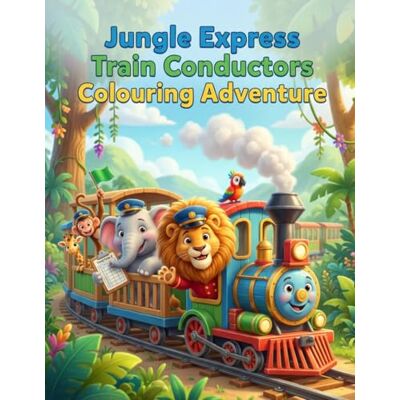 Andersson Jungle Express Train Conductors Colouring Book: Cute Animal Railway Adventures for Kids Andersson Jungle Express Train Conductors Colouring Book: Cute Animal Railway Adventures for Kids