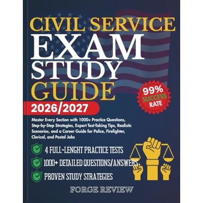 Rio CIVIL SERVICE Exam Study Guide 2026/2027: Master Every Section with 1000+ Practice Questions, Step-by-Step Strategies, Expert Test-Taking Tips, ... Firefighter, Clerical, and Postal Jobs Rio CIVIL SERVICE Exam Study Guide 2026/2027: Master Every Section with 1000+ Practice Questions, Step-by-Step Strategies, Expert Test-Taking Tips, ... Firefighter, Clerical, and Postal Jobs