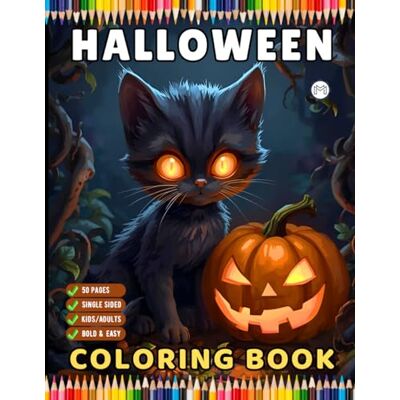 Cute Funny Spooky Halloween Coloring Book for Adults Kids Boys Girls Young Teens Funny Halloween Ghost Mummy Witch Scarecrows Coloring Activity Book ... Pages Gift for Children Halloween Party Cute Funny Spooky Halloween Coloring Book for Adults Kids Boys Girls Young Teens Funny Halloween Ghost Mummy Witch Scarecrows Coloring Activity Book ... Pages Gift for Children Halloween Party