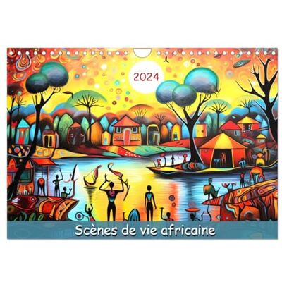 CALVENDO Scènes de vie africaine (Calendrier mural 2027 DIN A4 vertical), calendrier mensuel CALVENDO Scènes de vie africaine (Calendrier mural 2027 DIN A4 vertical), calendrier mensuel