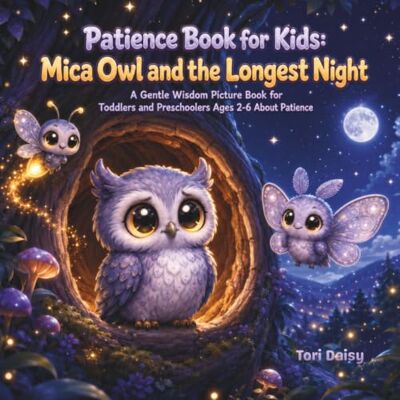 Daisy Tech Patience Book for Kids: Mica Owl and the Longest Night: A Gentle Wisdom Picture Book for Toddlers and Preschoolers Ages 2-6 About Patience Daisy Tech Patience Book for Kids: Mica Owl and the Longest Night: A Gentle Wisdom Picture Book for Toddlers and Preschoolers Ages 2-6 About Patience