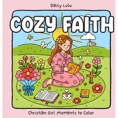 Daisy Tech Cozy Faith A Cute & Cozy Christian Coloring Book for Kids & Adults: Bold & Easy Christian Girl Moments Devotional Coloring Pages with Prayer, Bible ... Religious Scenes for Relaxation & Inspiration Daisy Tech Cozy Faith A Cute & Cozy Christian Coloring Book for Kids & Adults: Bold & Easy Christian Girl Moments Devotional Coloring Pages with Prayer, Bible ... Religious Scenes for Relaxation & Inspiration