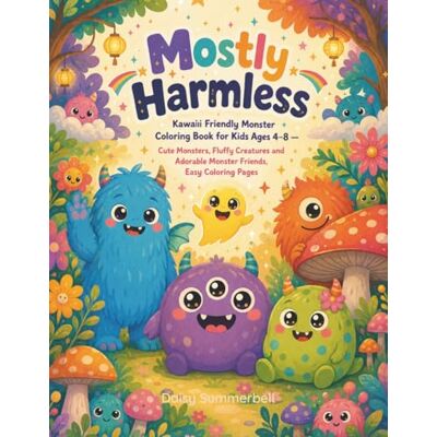 Daisy Tech Mostly Harmless: Kawaii Friendly Monster Coloring Book for Kids Ages 4-8 — Cute Monsters, Fluffy Creatures and Adorable Monster Friends, Easy Coloring Pages (Little Explorers) Daisy Tech Mostly Harmless: Kawaii Friendly Monster Coloring Book for Kids Ages 4-8 — Cute Monsters, Fluffy Creatures and Adorable Monster Friends, Easy Coloring Pages (Little Explorers)