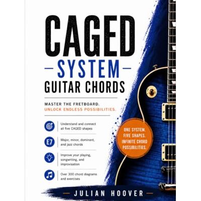 Hoover CAGED System Guitar Chords: The Complete Guide to Major, Minor, Dominant 7th, and Jazz Chords Across the Entire Fretboard (The Guitar Music Theory Library) Hoover CAGED System Guitar Chords: The Complete Guide to Major, Minor, Dominant 7th, and Jazz Chords Across the Entire Fretboard (The Guitar Music Theory Library)