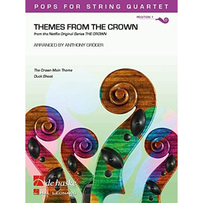 Hal Leonard Lorne Balfe,Rupert Gregson-Williams,Hans Habitación Temes from The Crown Streiquartett-SET Hal Leonard Lorne Balfe,Rupert Gregson-Williams,Hans Habitación Temes from The Crown Streiquartett-SET
