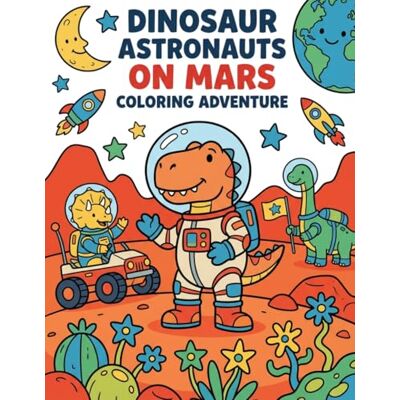 Andersson Dinosaur Astronauts on Mars Colouring Adventure: Cute Space Exploration Fun for Kids Andersson Dinosaur Astronauts on Mars Colouring Adventure: Cute Space Exploration Fun for Kids