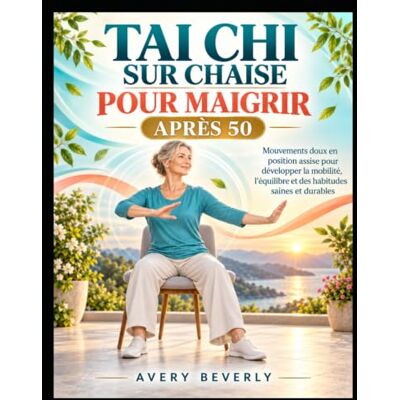 Avery Tai Chi sur Chaise pour Maigrir Après 50: Mouvements doux en position assise pour développer la mobilité et l'équilibre. et des habitudes saines et durables Avery Tai Chi sur Chaise pour Maigrir Après 50: Mouvements doux en position assise pour développer la mobilité et l'équilibre. et des habitudes saines et durables