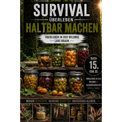 Braun Survival Überleben- Haltbar machen: Selbstversorgung, Krisenvorsorge und Survival im Wald. Lebensmittel haltbar machen durch Fermentieren, Einmachen, ... und unabhängig. (Komplette Serie Survival) Braun Survival Überleben- Haltbar machen: Selbstversorgung, Krisenvorsorge und Survival im Wald. Lebensmittel haltbar machen durch Fermentieren, Einmachen, ... und unabhängig. (Komplette Serie Survival)