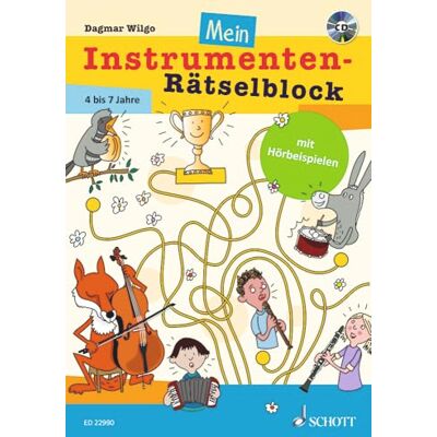 Schott Mein Instrumenten-Rätselblock: Ausgabe mit CD Schott Mein Instrumenten-Rätselblock: Ausgabe mit CD