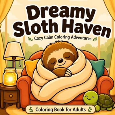 Pearl Dreamy Sloth Haven: Bold and Easy Coloring Book for Adults: Cozy and Relaxing Sloth Designs for Stress Relief, Beginners, and Calm Mindful Coloring Pearl Dreamy Sloth Haven: Bold and Easy Coloring Book for Adults: Cozy and Relaxing Sloth Designs for Stress Relief, Beginners, and Calm Mindful Coloring