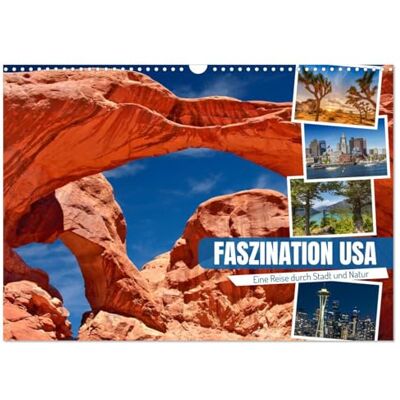 Viola, Melanie Faszination USA Eine Reise durch Stadt und Natur (Wandkalender 2026 DIN A3 quer), Monatskalender: Urbanes und Naturhighlights entdecken Viola, Melanie Faszination USA Eine Reise durch Stadt und Natur (Wandkalender 2026 DIN A3 quer), Monatskalender: Urbanes und Naturhighlights entdecken