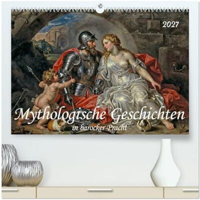 Braun Mythologische Geschichten in barocker Pracht (hochwertiger Premium Wandkalender 2027 DIN A2 quer), Kunstdruck in Hochglanz: Klassische Emotionen antiker Götter und Menschen Braun Mythologische Geschichten in barocker Pracht (hochwertiger Premium Wandkalender 2027 DIN A2 quer), Kunstdruck in Hochglanz: Klassische Emotionen antiker Götter und Menschen