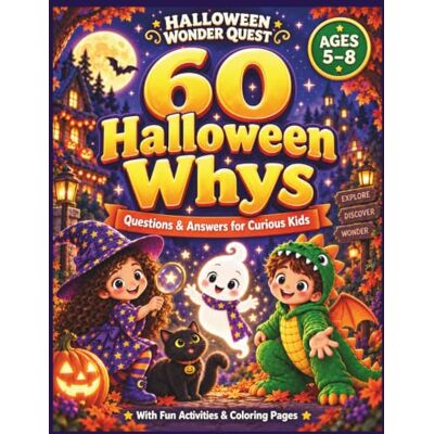 Solis HALLOWEEN WONDER QUEST: 60 Halloween Whys: Questions & Answers for Curious Kids With Fun Activities & Coloring Pages Solis HALLOWEEN WONDER QUEST: 60 Halloween Whys: Questions & Answers for Curious Kids With Fun Activities & Coloring Pages