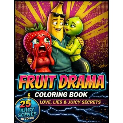 Creative Fruit Drama Coloring Book: For Adults Who Love Drama, Secrets & Messy Love — A Juicy, Addictive Coloring Book Filled with Scandalous Scenes, Gossip, and Guilty Pleasure Creative Fruit Drama Coloring Book: For Adults Who Love Drama, Secrets & Messy Love — A Juicy, Addictive Coloring Book Filled with Scandalous Scenes, Gossip, and Guilty Pleasure