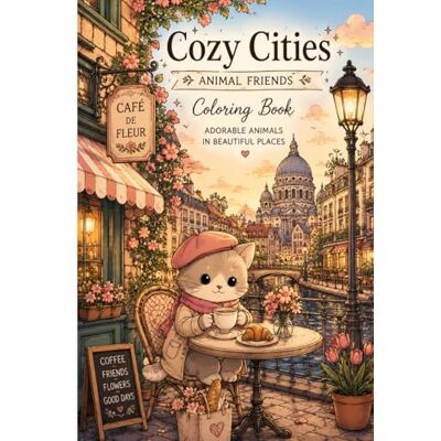 ART Cozy Cities Animal Friends: Coloring book ART Cozy Cities Animal Friends: Coloring book