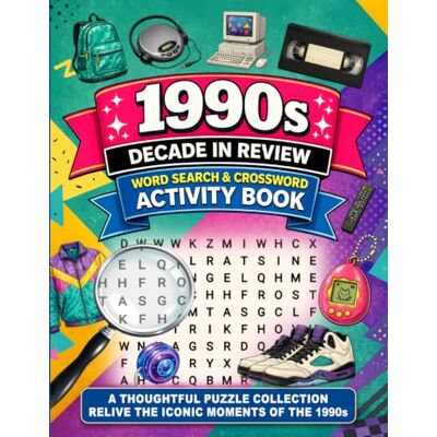 Garmin 1990s Decade in Review: A Nostalgic Word Search & Crossword Puzzle Collection 114 Puzzles Celebrating the People, Events & Culture of the Nineties (Years in Review) Garmin 1990s Decade in Review: A Nostalgic Word Search & Crossword Puzzle Collection 114 Puzzles Celebrating the People, Events & Culture of the Nineties (Years in Review)